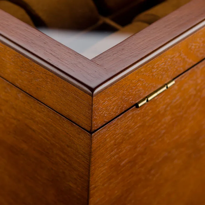 European-style ash wood double-layer 20-position watch box jewelry bracelet bracelet mechanical watch storage collection box