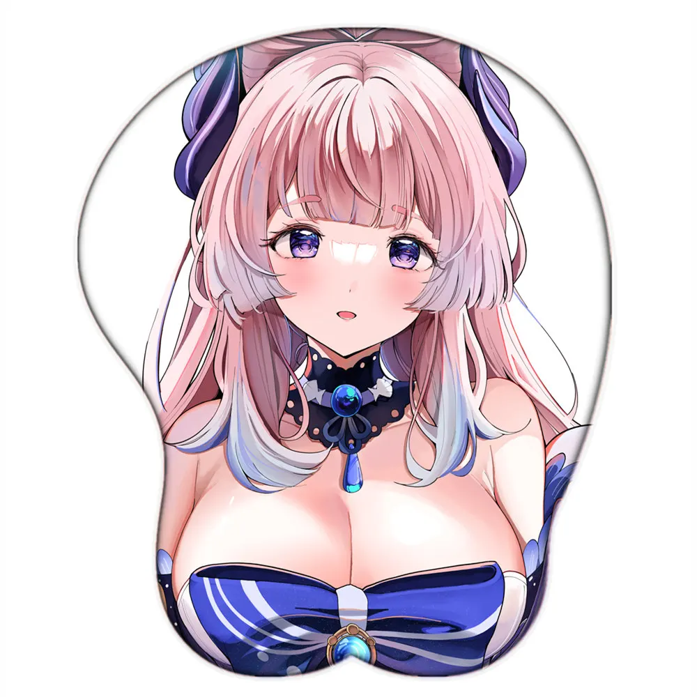 

Stormpike Genshin Impact Kokomi Gamer Anime Cute 3D Oppai Silicone Gel Mouse Pad Wrist Rest and Gaming Desk XXL Mousepad