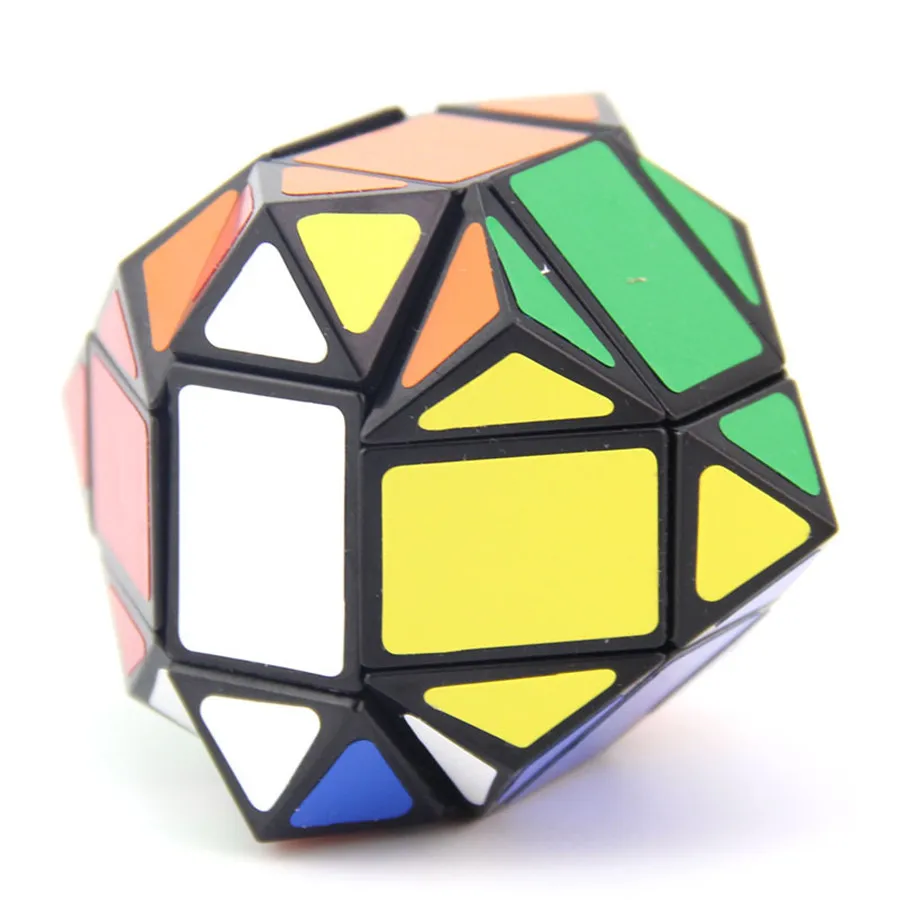 Фото Lanlan Diamond Face 3x3x3 Magic Cube Black Alien 12-сторонняя детская игрушка Magic Cube Детские игрушки-головоломки Cubo Magico №3