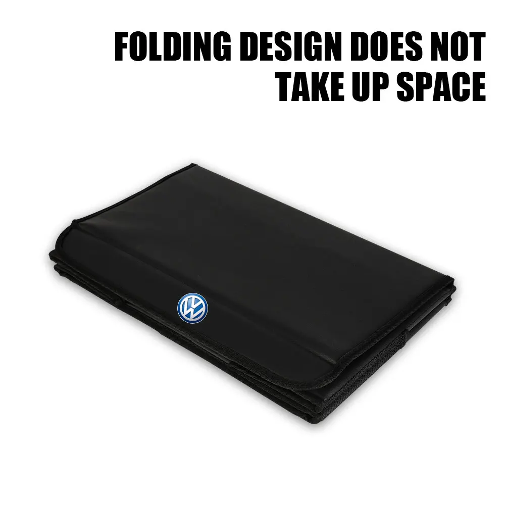 1 шт. складная сумка для хранения багажника автомобиля из искусственной кожи