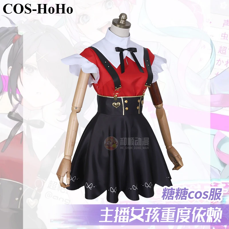 

COS-HoHo Anime NEEDY GIRL OVERDOSE TangTang Game Suit Lovely School Uniform Cosplay Costume Halloween Party Outfit Women
