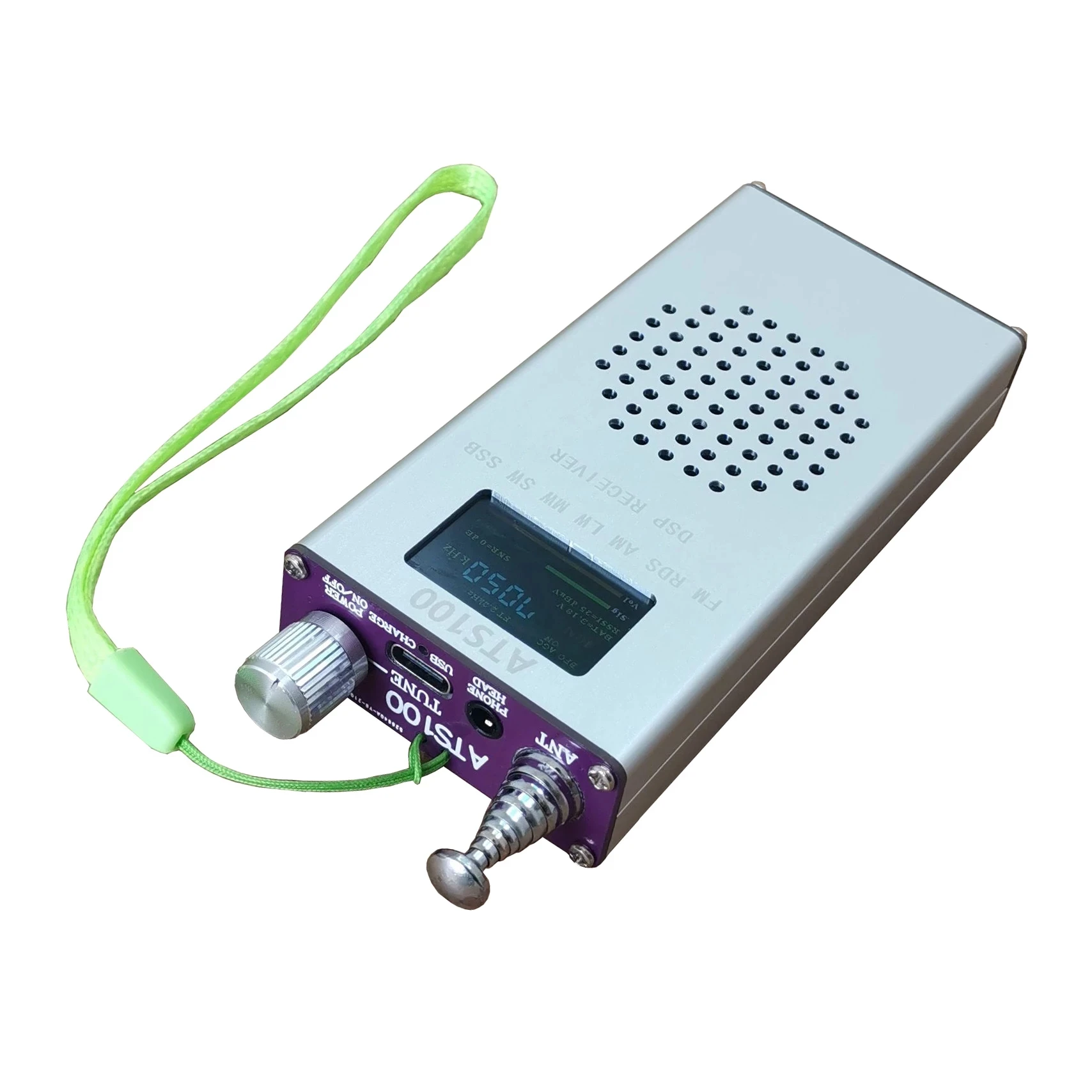 

Новое поступление Портативный ATS100 SI4732 все диапазоны приемника FM RDS AM LW MW SW SSB DSP радио с батареей