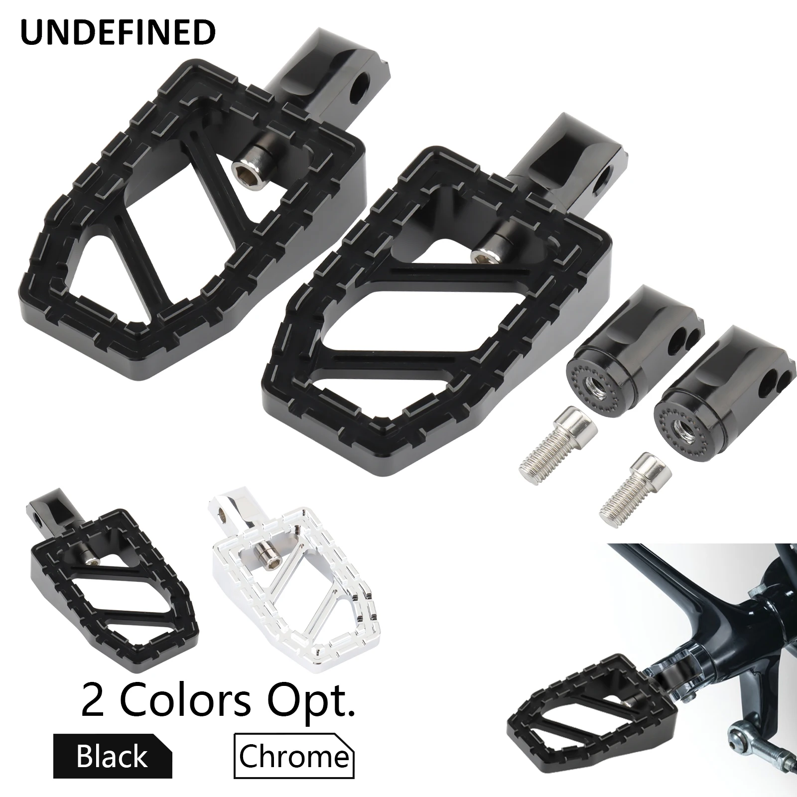 MX Wide Rear Foot Pegs Pedals Male Mount Footrest Motorcycle Accessories For Harley Softail 2018-2022 Low Rider S FXBB FXDR