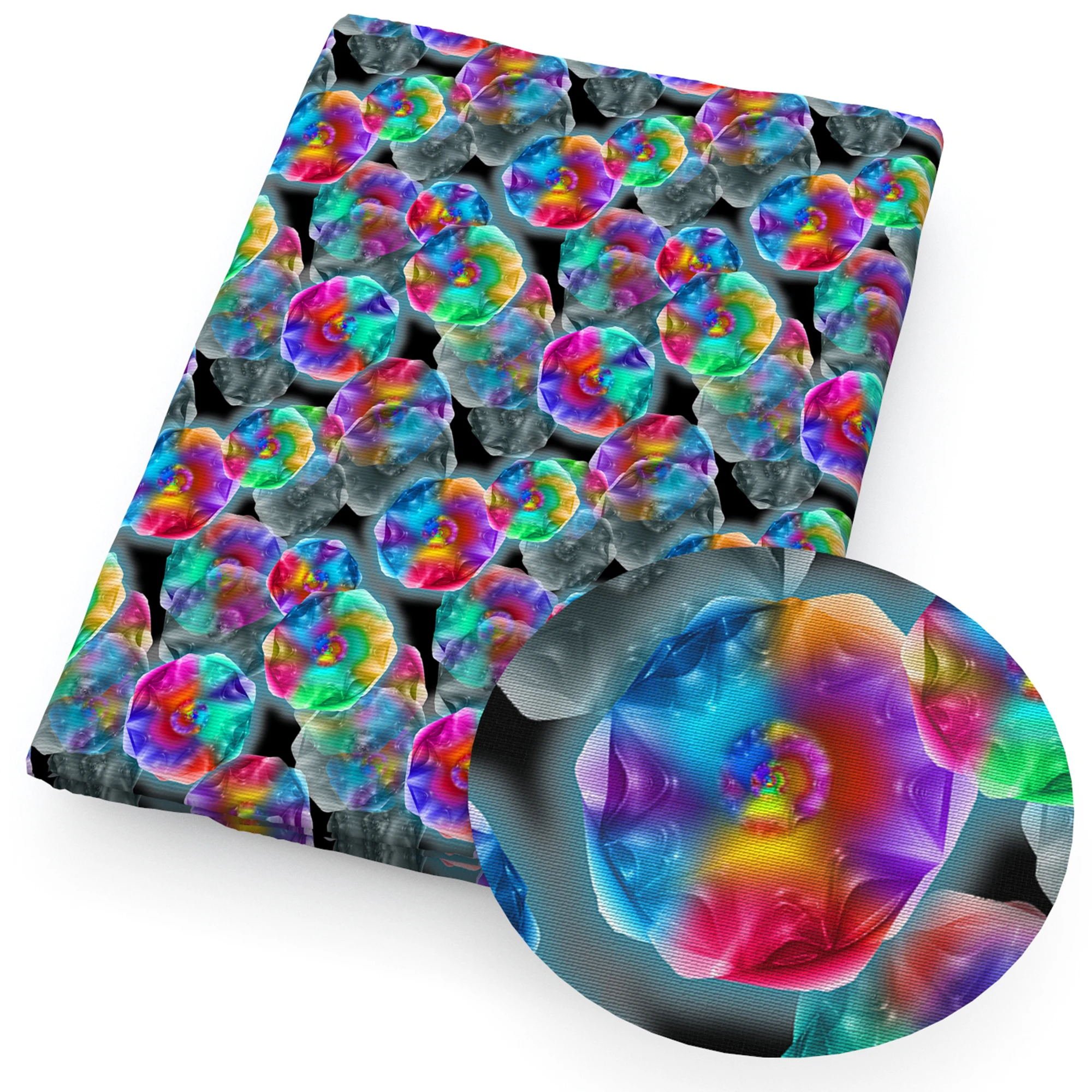 Ткань из полиэстера и хлопка для купальников 50*145 см