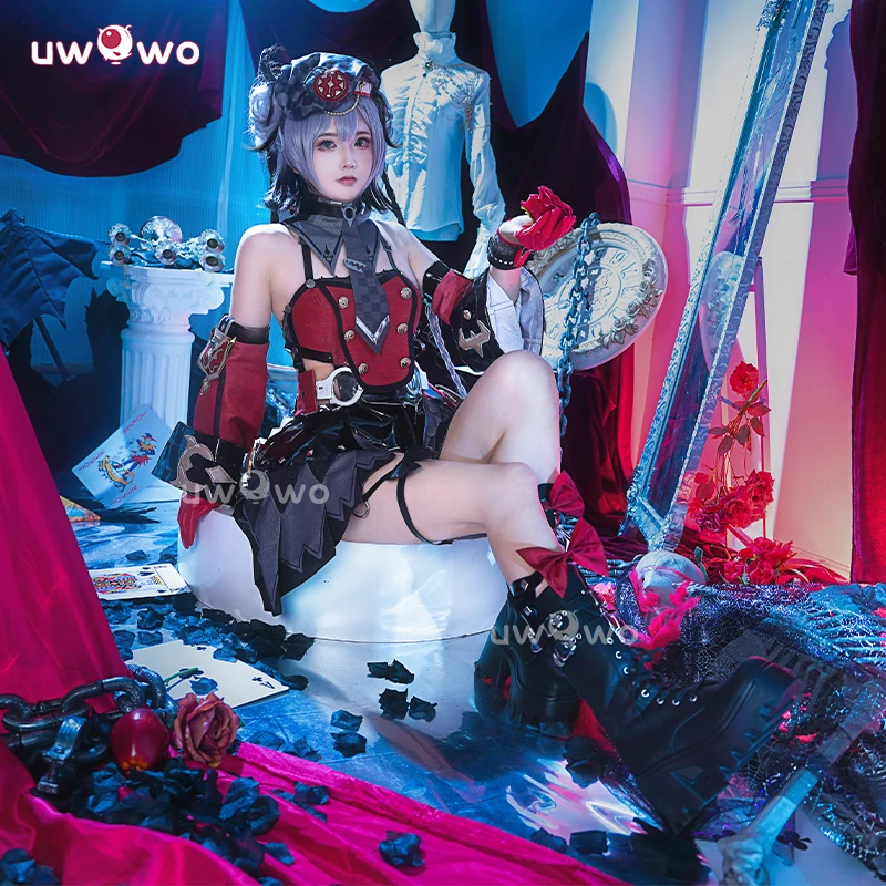 UWOWO Andersondotter Косплей Collab Series: Игра Genshin Impact Andersdotter Костюм Рождественский костюм