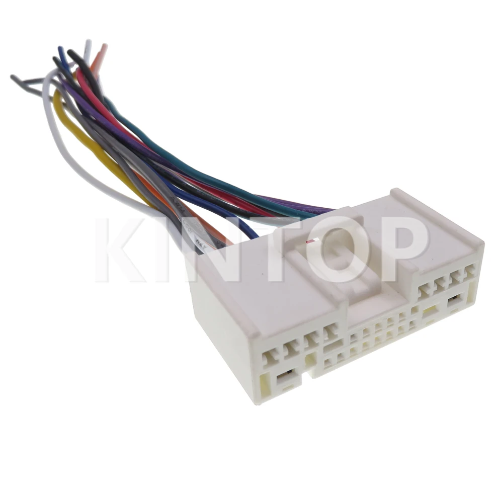 

24 контакта автомобильный радиоприемник жгут проводов CD адаптер авто стерео разъем комплект аудио шнур питания для Mazda 2 3 6 B70