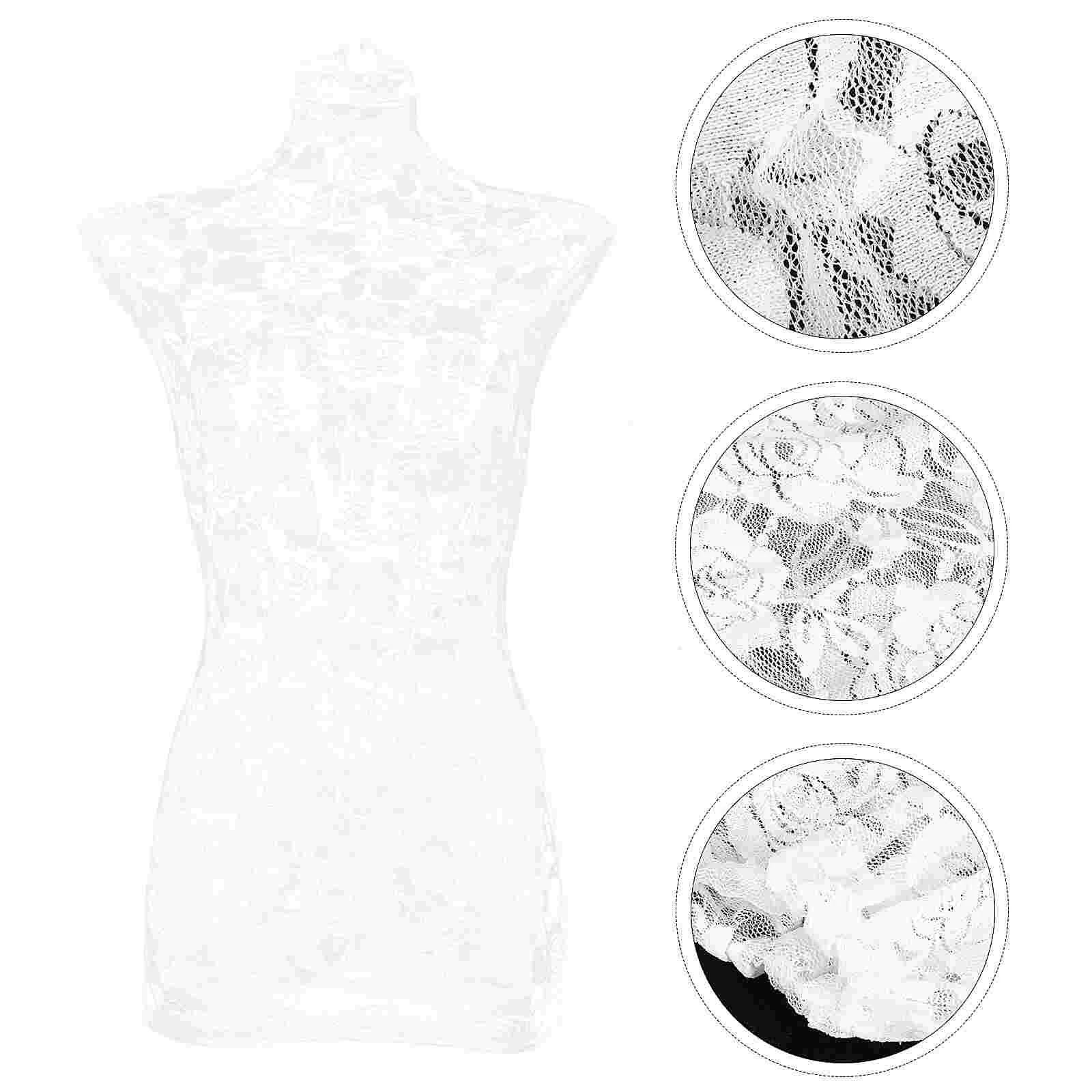 

Female Dress Form Cover Model Props Cloth Nail Decorations Mannequin Fabric