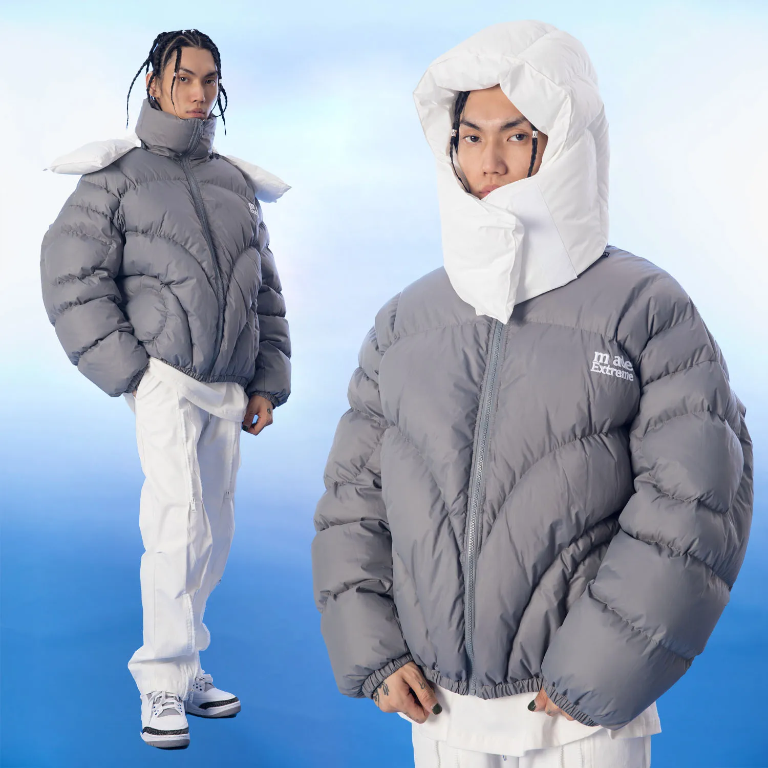 Зимняя новая Толстая парка пуховик для мужчин уличная одежда в стиле Харадзюку