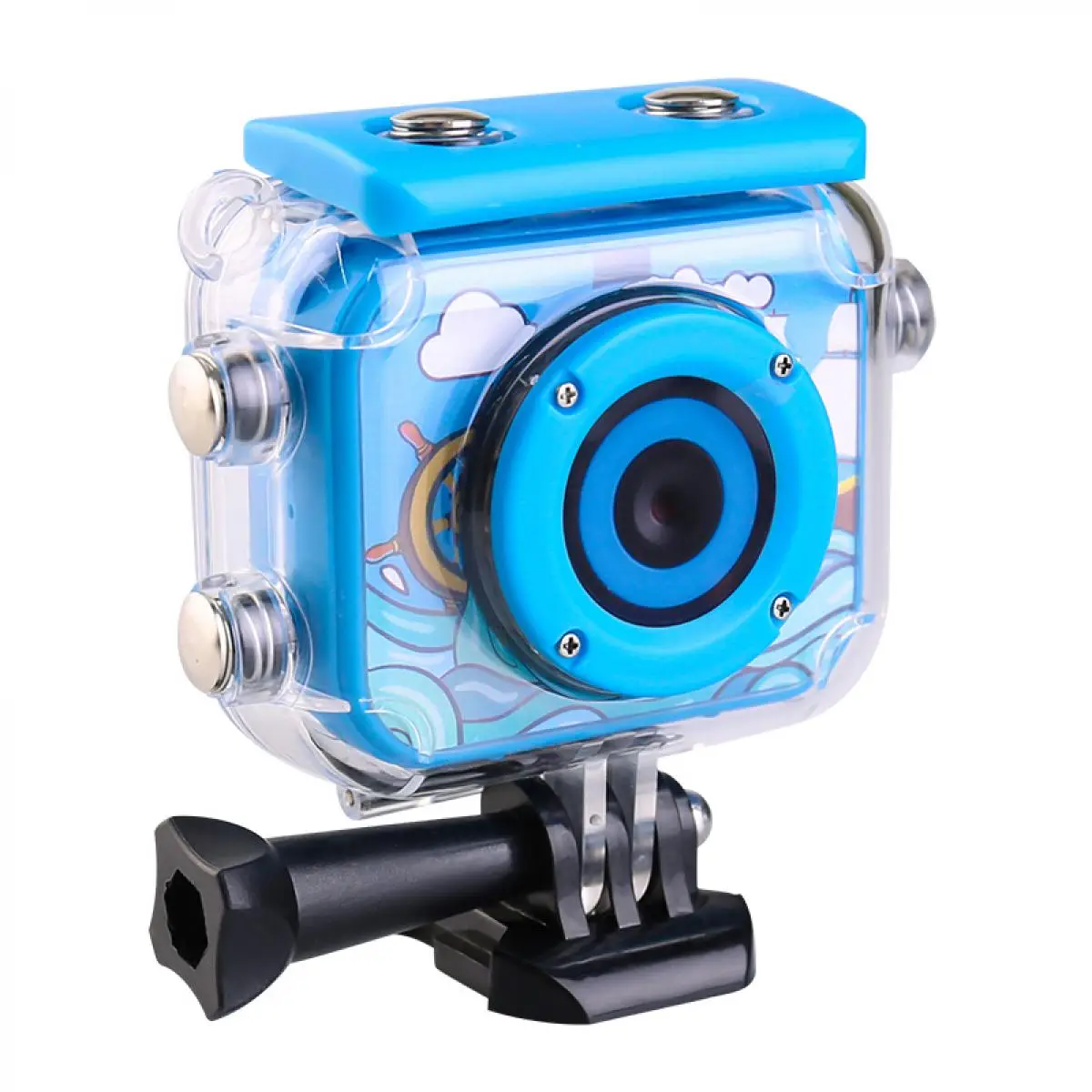 

K&F CONCEPT AT-G20B Kids Action Camera 1080P HD Waterproof Video Digital Children Sports Camcorder with 32GB TF Card (Blue)