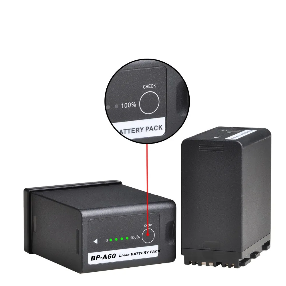 

1-5 шт., 12000 мАч, 14,4 В, батарея BPA60 BP-A60 для Canon EOS C200 C200B C220B C300 MK II