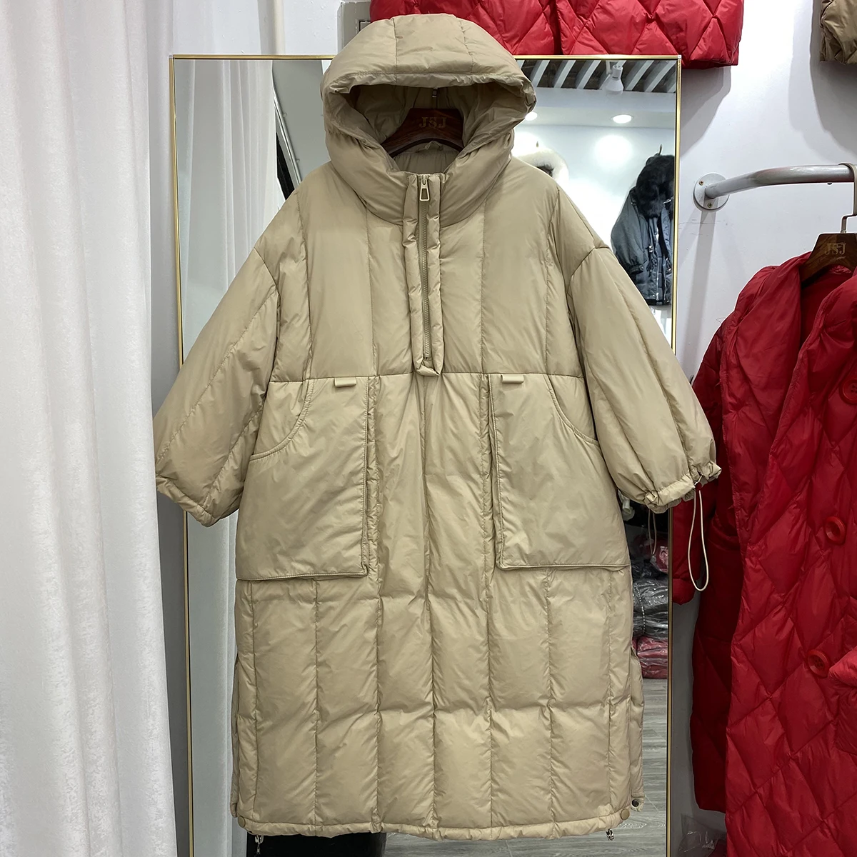 New Women  Down Jacket Casual Style Autumn Winter Long Coats And Parkas Female Outwear