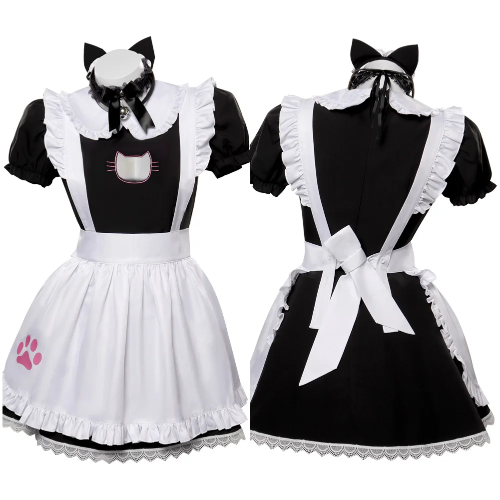 

Kawayi Maid Dress Cosplay Costume Outfits Halloween Carnival Suit
