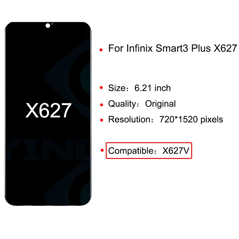 Сменный Оригинальный ЖК-дисплей для Infinix Smart3 Plus Smart 3 X627V X267 |