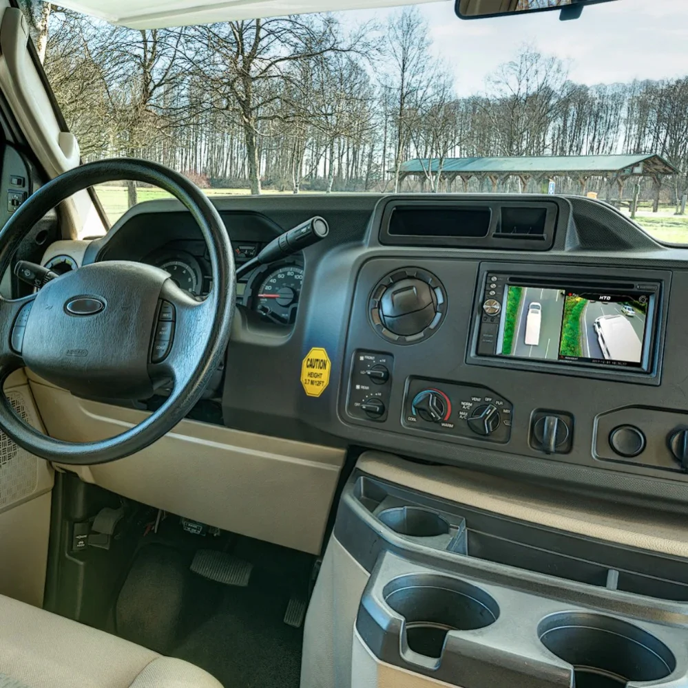 Фото Система кругового обзора Airow auto SZDALOS HD 3D 360° с записью видео 1080P, G-сенсором и камерой с видом с высоты птичьего полета для автодомов, кемперов и фургонов №3