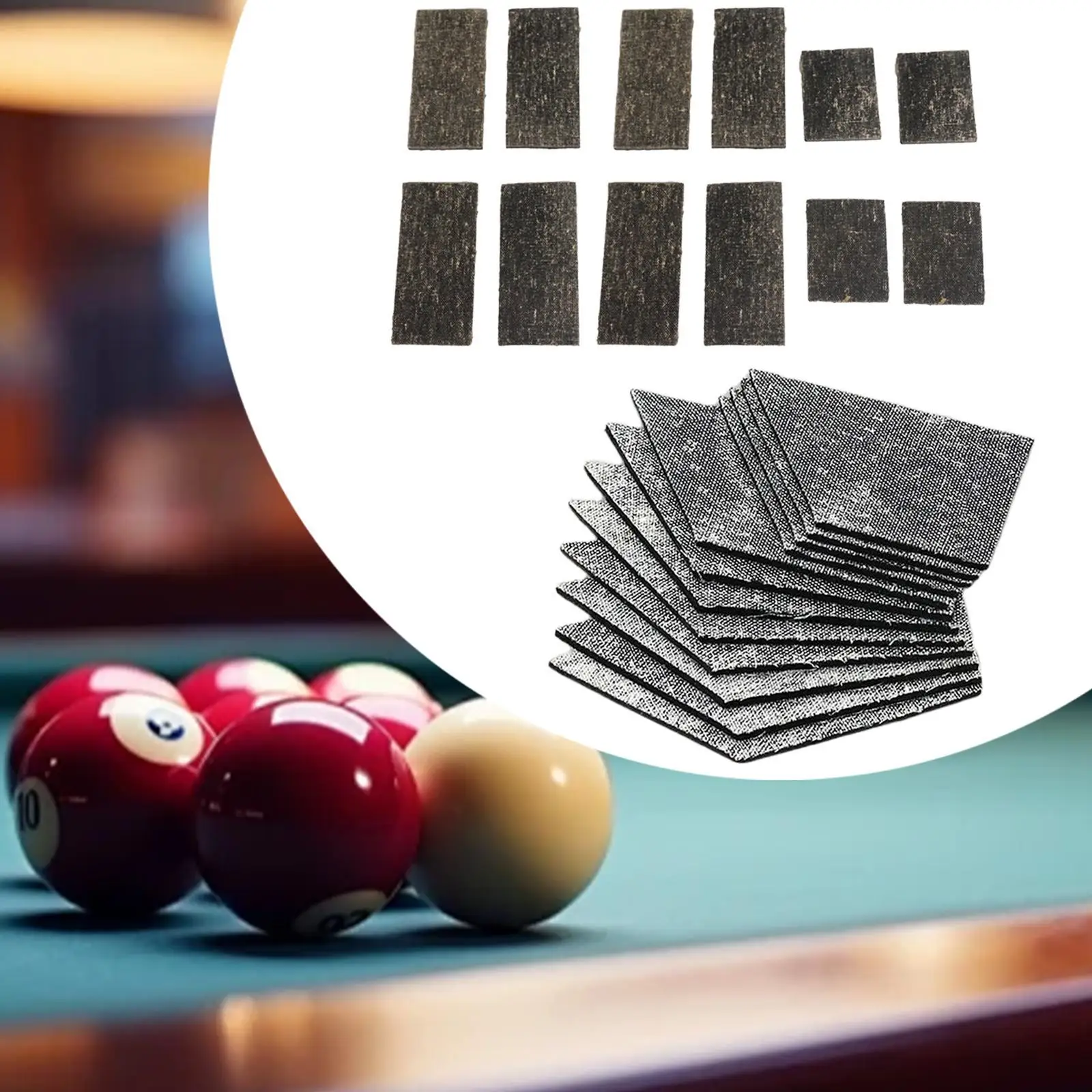 12 шт. подушка для бильярдного стола сменная резиновая тренировок в помещении