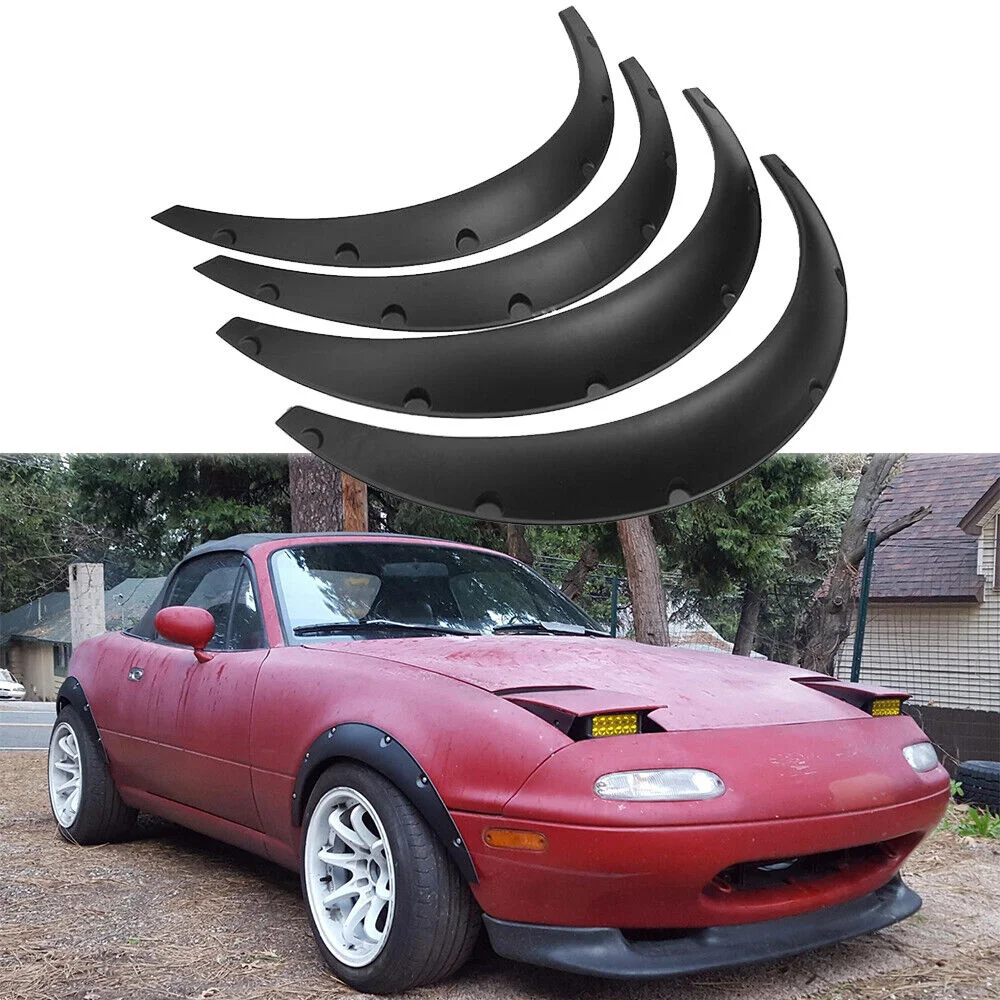 

4 X колесные арки, брызговики, комплект сверхшироких кузовов для Mazda MX-5 Miata 2010-22