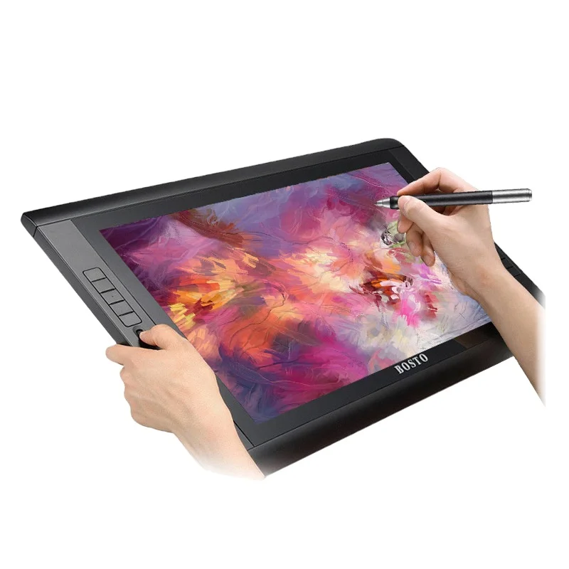 

BOSTO 21.5 Inch Portable Design Digital Battery Free Pen High Sensitive Adjustable Stand Express Keys Drawing Graphic Tablet