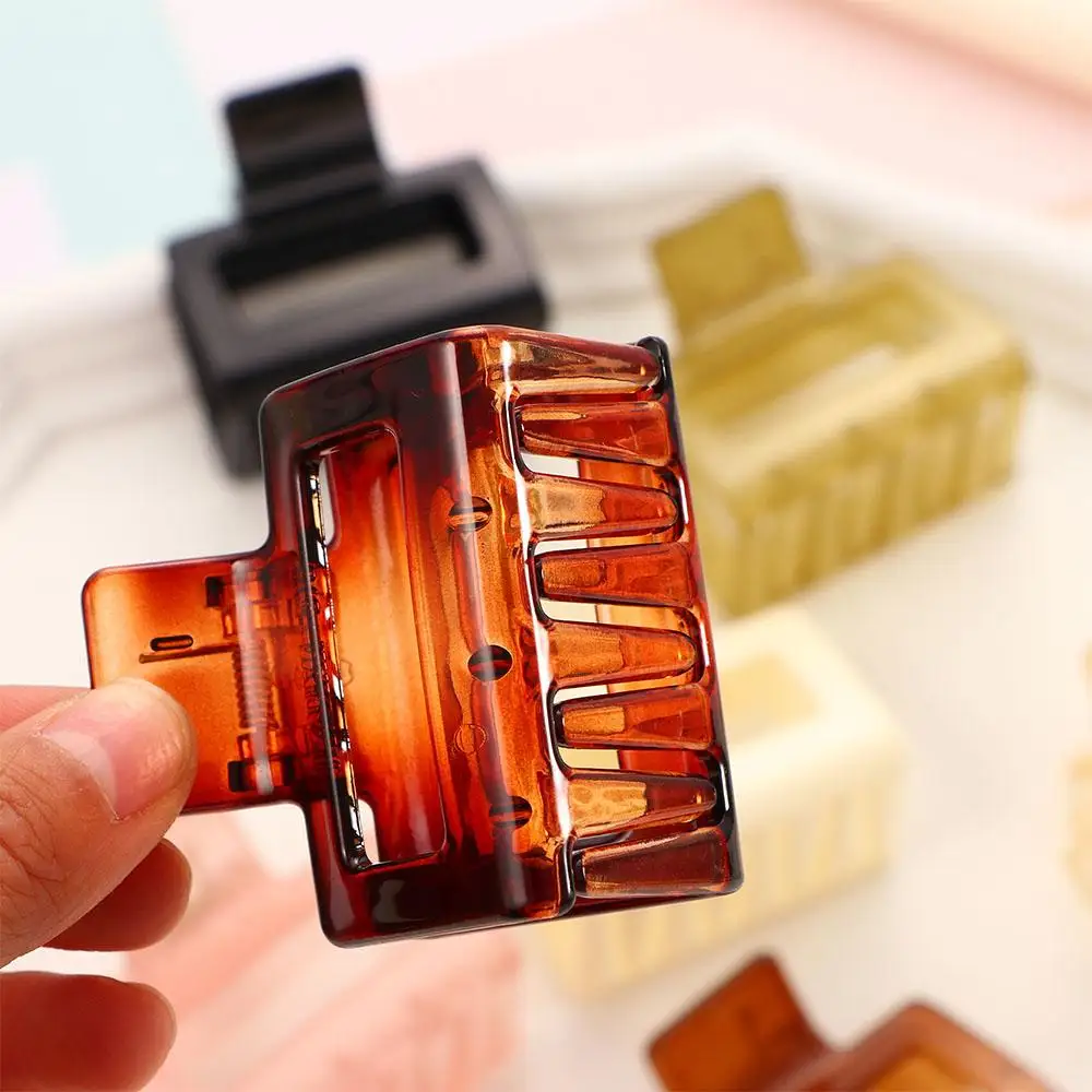 

Big Elegant Hair Accessoires Women Square Resin Hair Crabs Hairpins Hair Claws Hair Clips