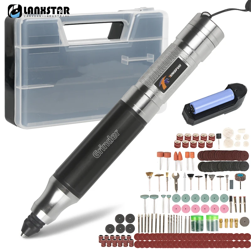 Беспроводная электрическая дрель для деревообработки, гравировочная ручка, литиевая батарея, режущий Полировочный вращающийся инструмент, Беспроводная Мини дрель для Dremel