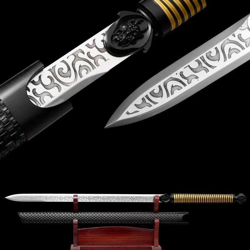 

Modern Traditional Chinese Sword Real Hand Forged High Manganese Steel Full Tang Sword Battle Ready Sword Chinesa Espada Katana