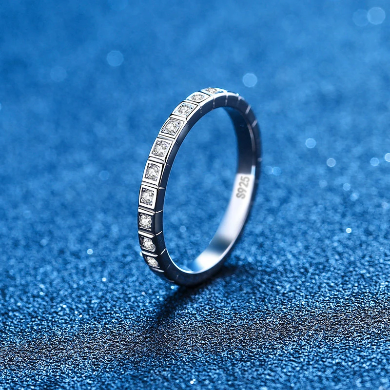 Новинка 2023 кольца для женщин Kinel свадебное кольцо с блестящим кубическим