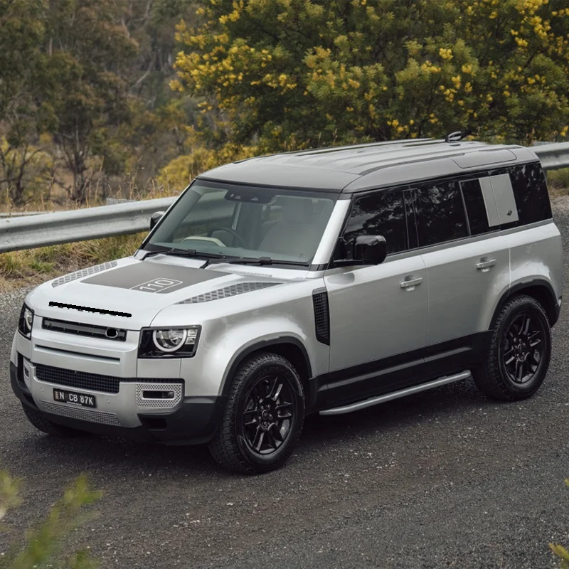 Для Land Rover Defender 110 2020-2023 автомобильная большая матовая черная спортивная наклейка