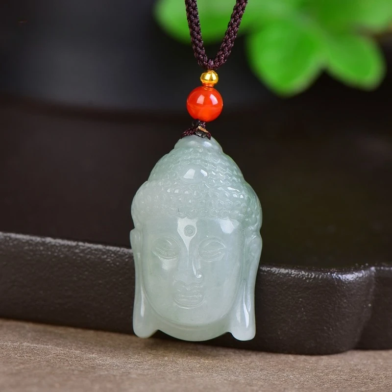 Натуральный кулон Будды Тяньшань Цуи Изысканный универсальный мужской и женский