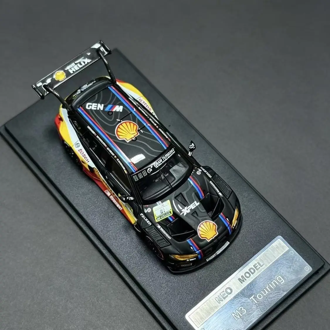 Фото Модель автомобиля NEO M3T Shell 1 Racing Paint, масштаб 1/64, литая, из сплава, M3 Touring GT3 Trolley Gt Motorsport, 1:64, коллекционная игрушка, подарок для детей №4