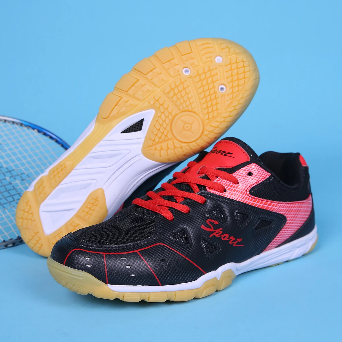 

Professional Table Tennis Shoes Men's and Women's Badminton Competition Tennis Training Sneakers Men's Badminton Shoes