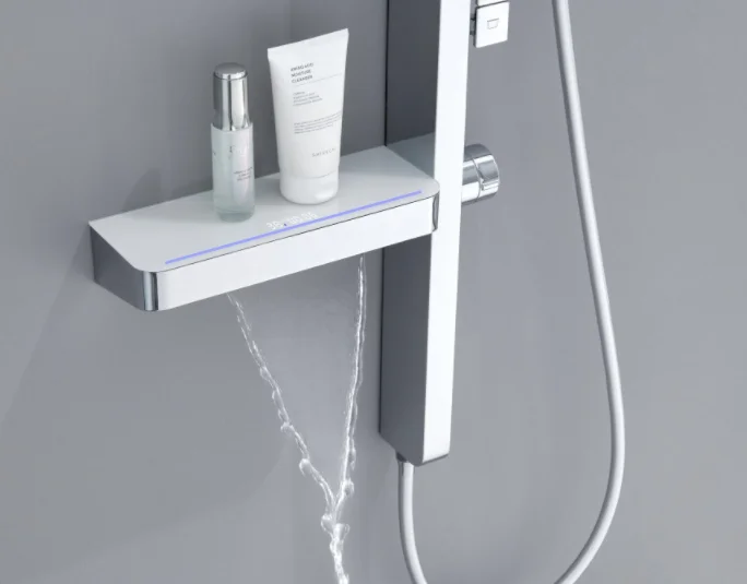 Новый умный душевой набор домашний пистолет серый цифровой дисплей