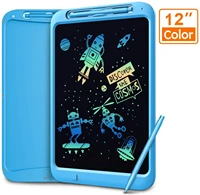 12inch blue writing tablet lcd screen handwriting pad student draw board education learning toy for children gift for kids