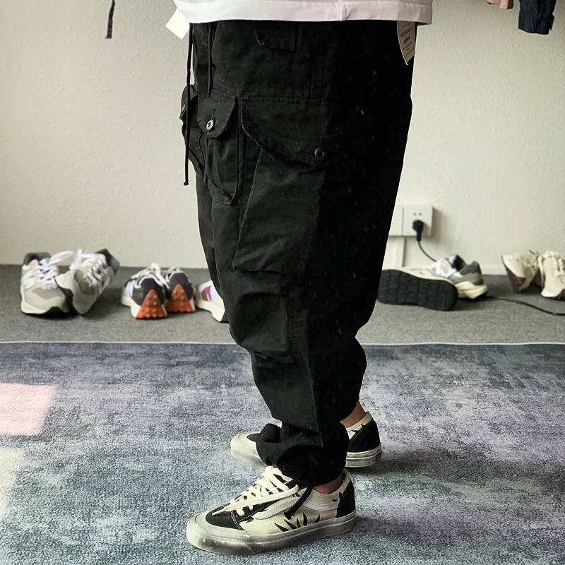 Осень-зима 2023 Модные свободные брюки-карго дизайнерские военные промышленные