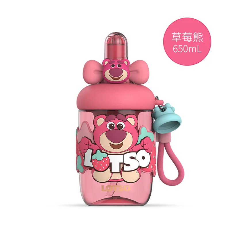 Sanrio 650 мл пластиковая пипетка Tritan бутылка для воды милая эстетичная чашка с