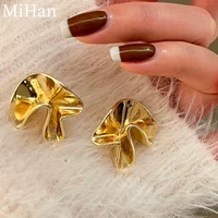 mihan 925 silver needle trendy jewelry geometric earrings popular design irregular drop earrings for women party gifts