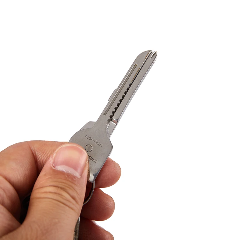 

6 in 1 EDC Multi Pocket Keytool Carabiner Multipurpose Keychain Gadget Clip Gear