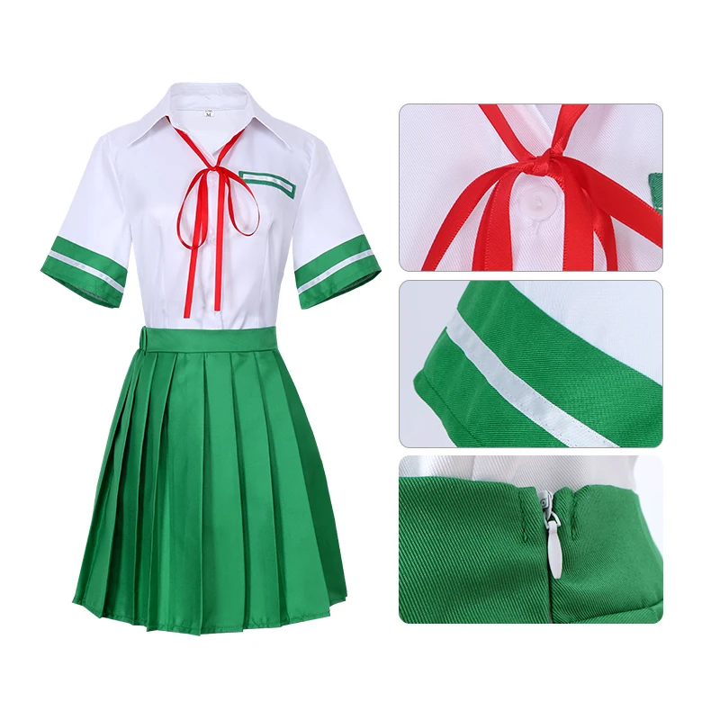 Костюм для косплея аниме персонажа ивато костюм джузум No Tojimari зеленого цвета