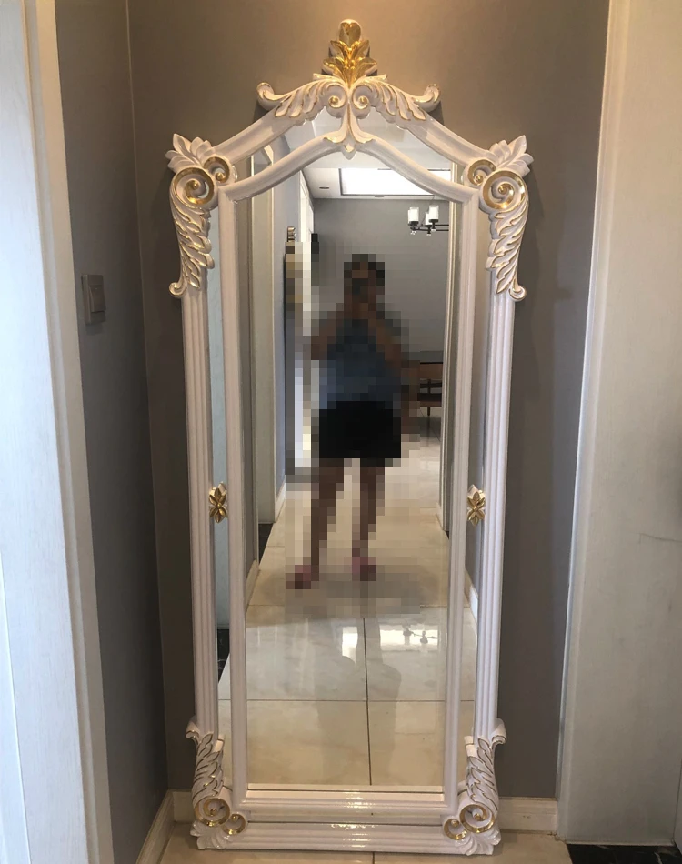 Роскошное зеркало для смены обуви стрижка красота подвесное прихожей магазина