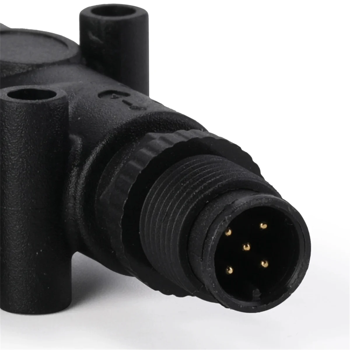 Коннектор NMEA 2000 T 4 порта 5Pin резьба M12 IP67 (N2k) (Tee) T-коннектор для Garmin Lowrance