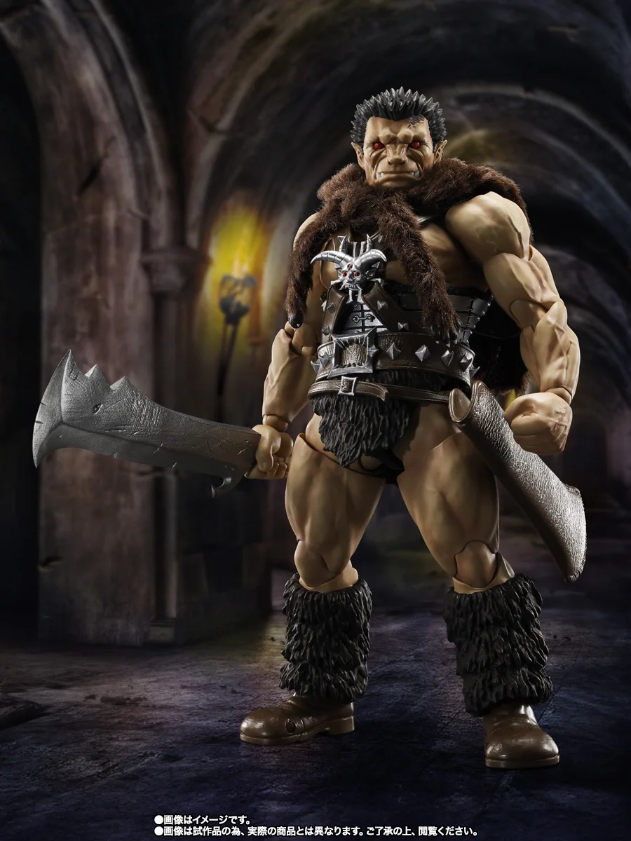 Фото В наличии: Фигурки Bandai S.H.Figuarts по аниме «Берсерк» (Гатс, Зодд, Гриффит, Исидро, Шиерке, Каска) — оригинальные модели в коробках. №4