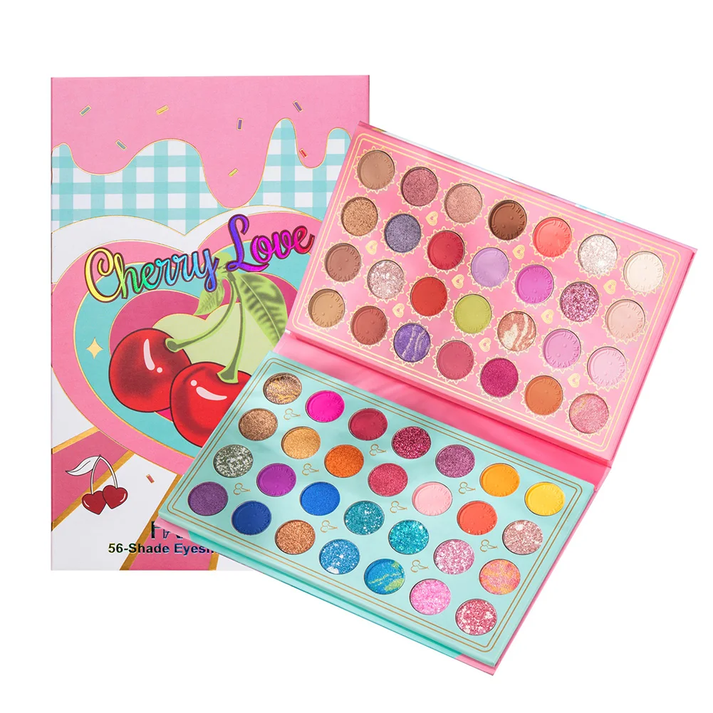 

Eyeshadow Palette 56 Colors Shimmer Waterproof Long Lasting Makeup Powder Palette High Pigmented Eye Shadow Makeup Plate
