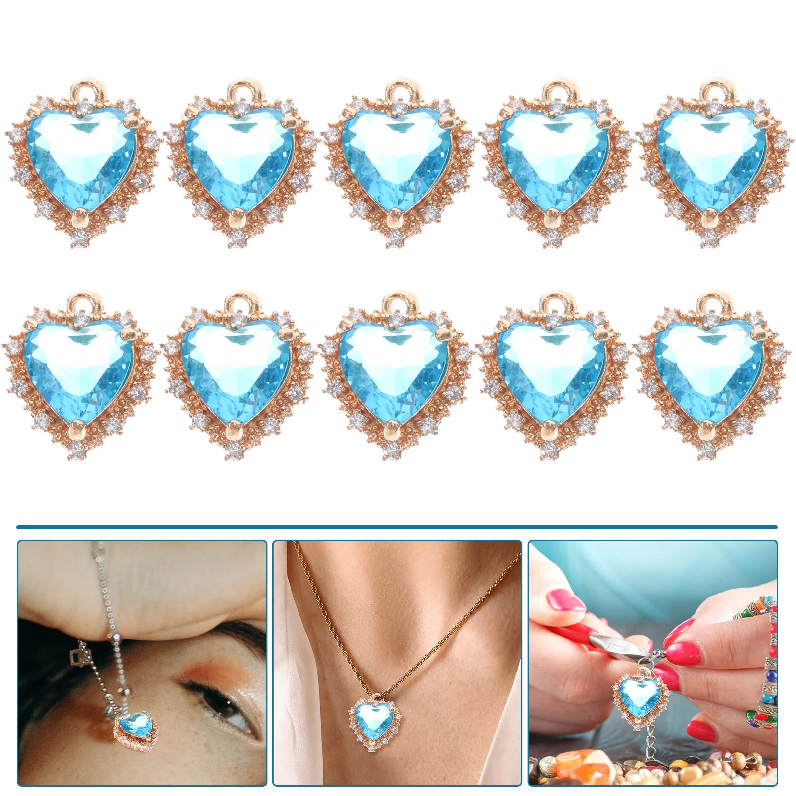 Earrings Accessories Adorable Ornaments Bracelet Decors Crafts Necklace Pendants Jewelry Making