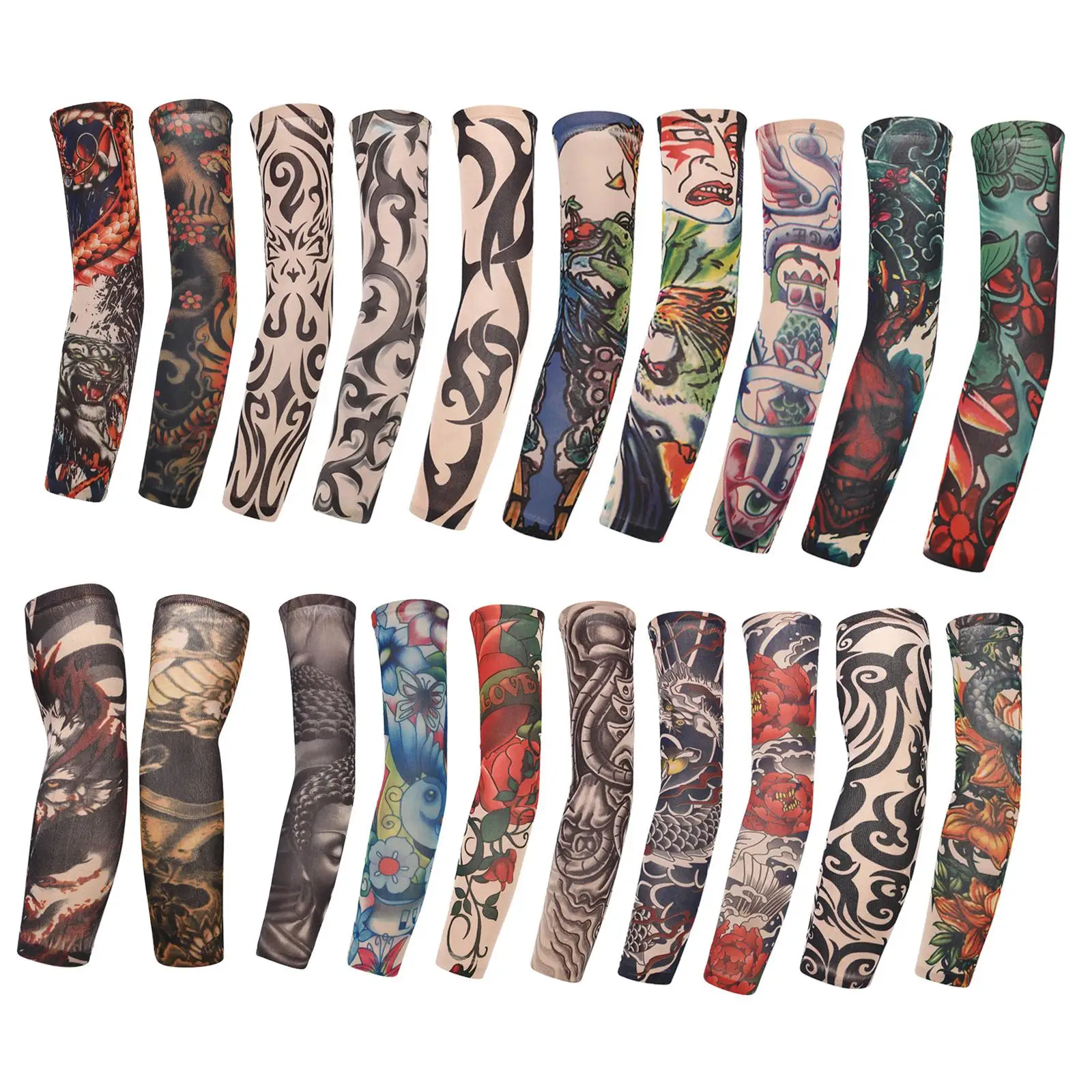 

Women Men Cooling Arm Sleeves Tattoo Cover up for Backpacking Driving Kids