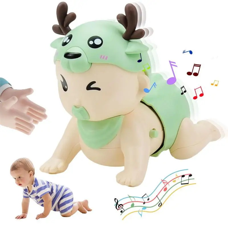 

Crawling Dolls Baby Toy Music Light Crawling Baby Toys Light Up Music Sing Dancing Crawl Walking Interactive Toys Girls Boys Bab