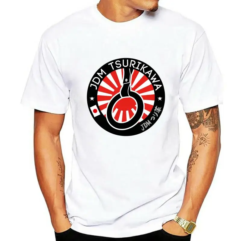 

JDM Tsurikawa Short Sleeve Regular Tees White Men's T-shirt