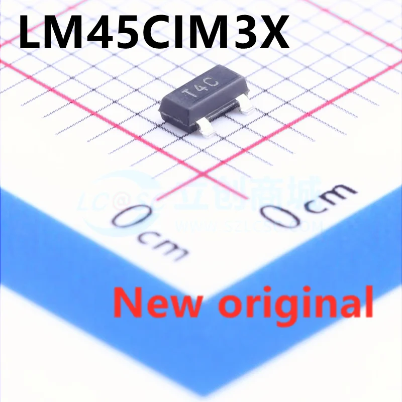

10PCS New original LM45CIM3 LM45CIM3X T4C SOT23 temperature sensor chip