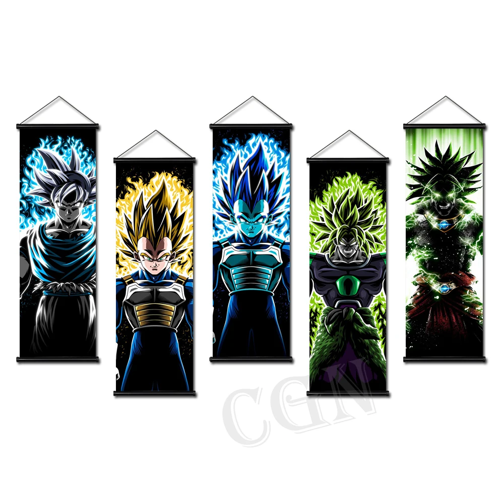 

Canvas Modular Dragon Ball Poster Home Decor Vegeta Paintings HD Print Kakarotto Hanging Scrolls Living Room Pictures Wall Art