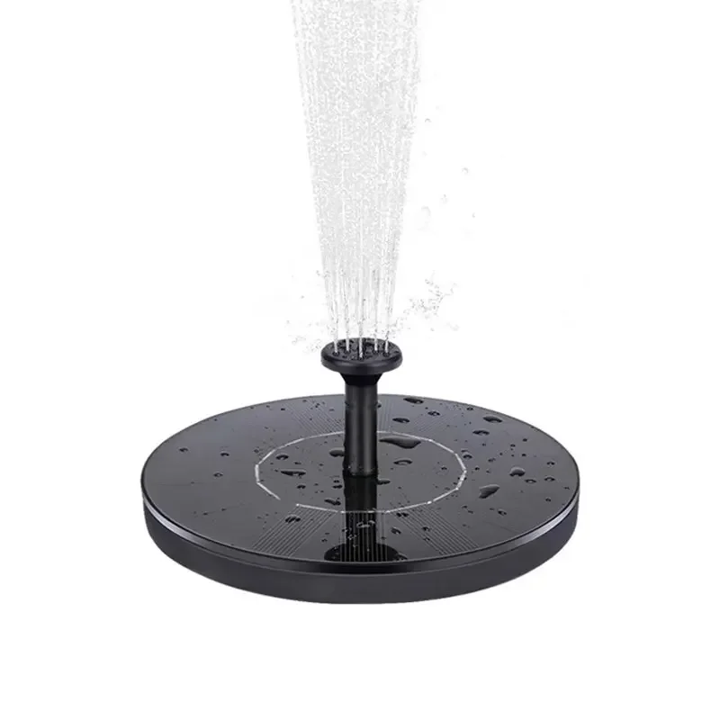 Миниатюрный водяной фонтан-водопад уличная ванна для птиц с цветным светом и