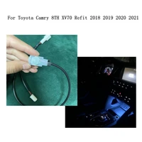 central control storage atmosphere light storage box light for toyota camry 8th xv70 refit 2018 2019 2020 2021 accessories