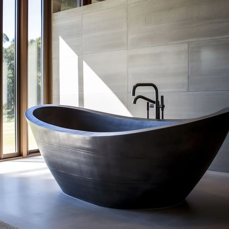 Ванна современного дизайна отеля отдельно стоящая ванна из смолы акриловая для