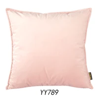 solid color velvet pillow velvet